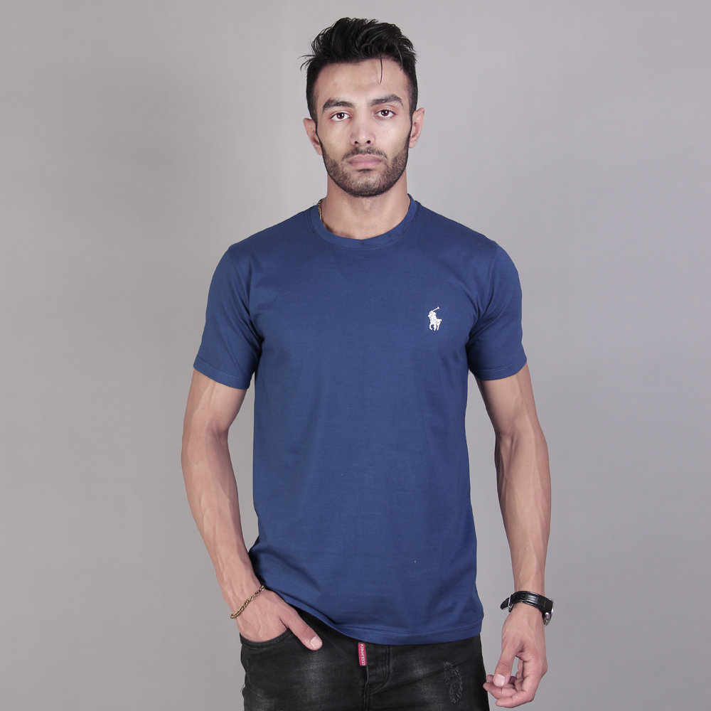 تی شرت پنبه polo سرمه ای